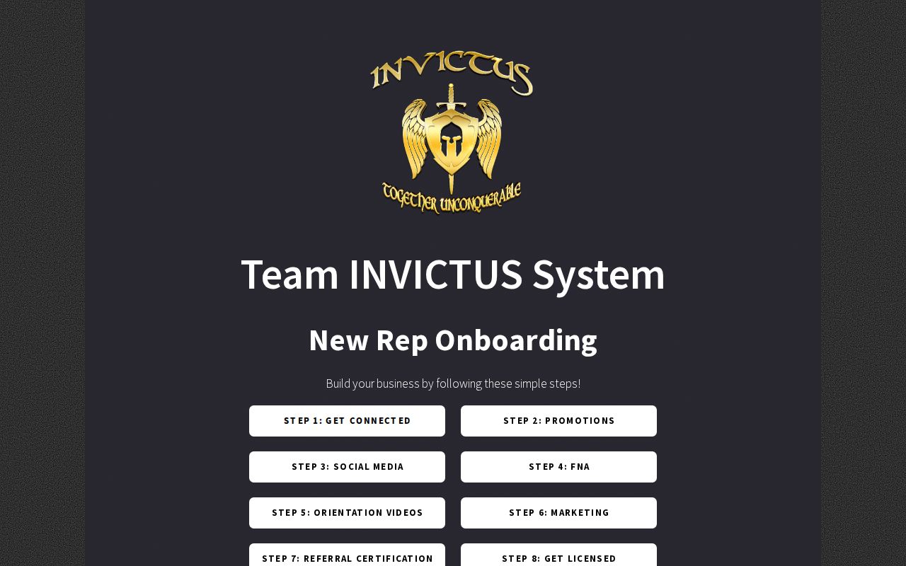 Onboarding - INVICTUS System